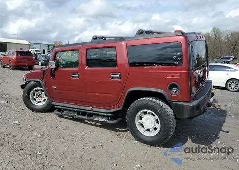 2003 Hummer H2 z USA, uszkodzony, nr VIN 5GRGN23U23H113799